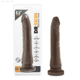 Dr. Skin By Blush® | Basic Realistic Curved G-Spot 9-Inch Long Dildo With Suction Cup Base-French Quarter Lingerie